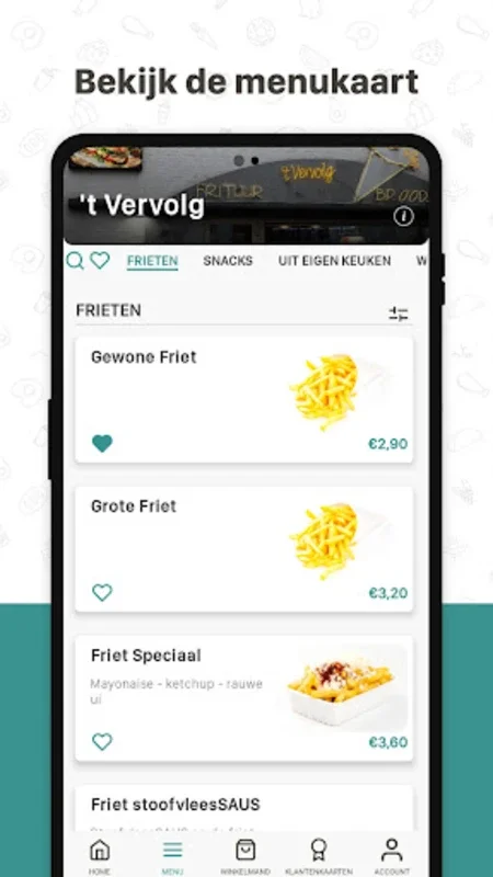 ‘t Vervolg for Android: Effortless Snack Ordering with Exclusive Deals