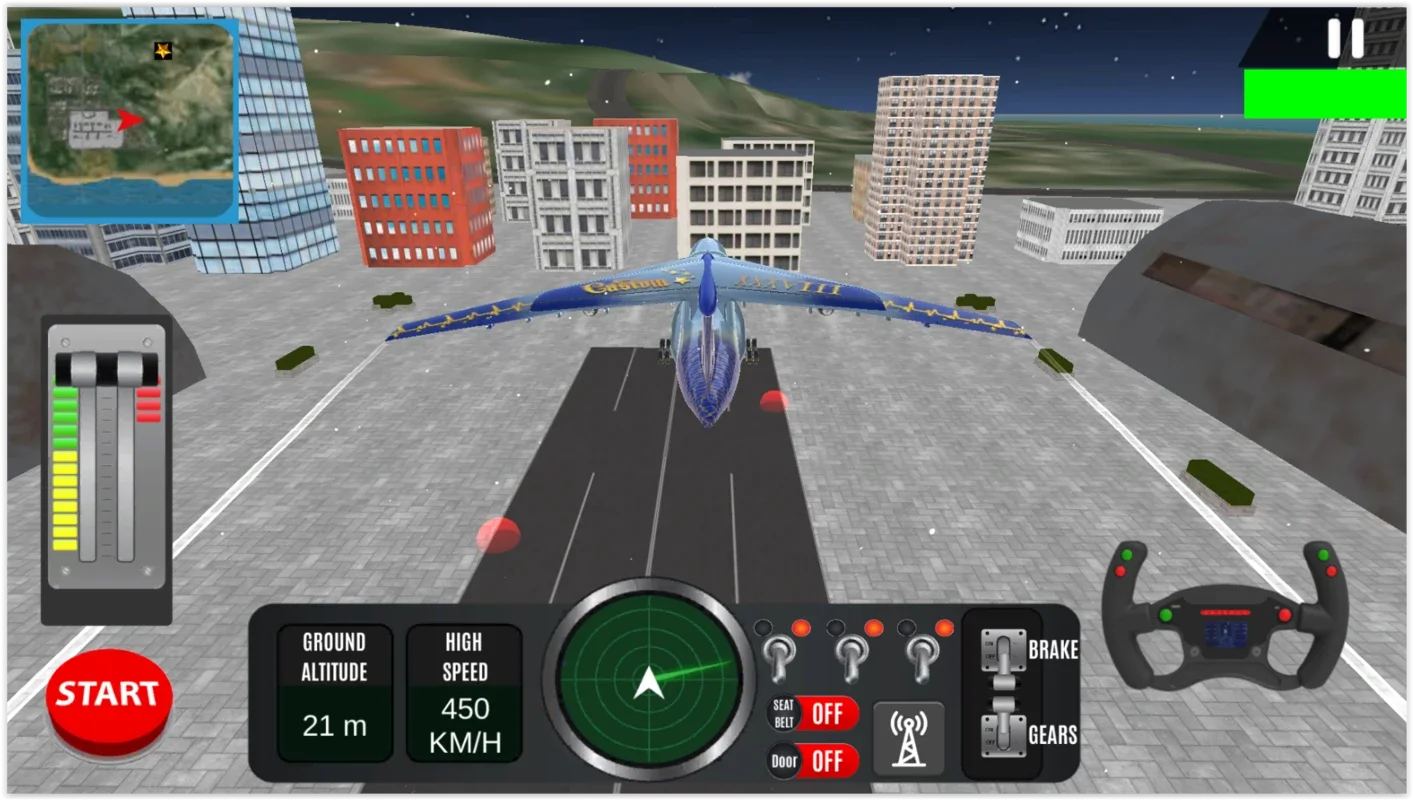 City Airplane Flight Simulator for Android - Thrilling Missions Awaits