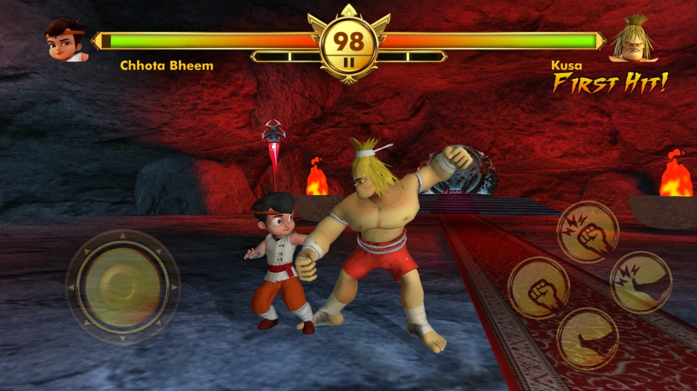 Chhota Bheem Kung Fu Dhamaka for Android: A Great Fighting Game