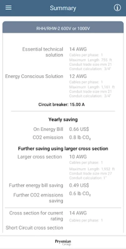 CableApp for Android - Efficient Cable Selection for Pros