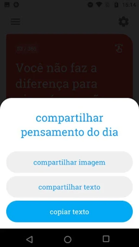 Pensamento do Dia e Sabedoria for Android - Daily Portuguese Quotes