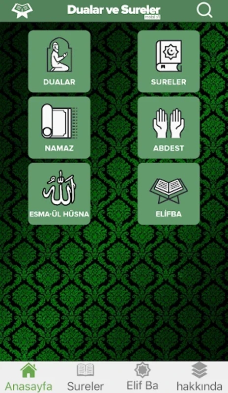 Dualar ve Sureler for Android - An Islamic Prayer Companion