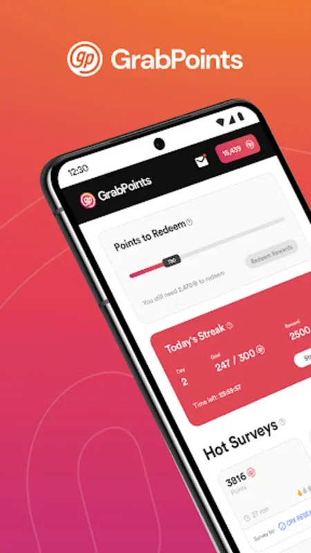 GrabPoints - Paid Surveys for Android - Earn Rewards Easily