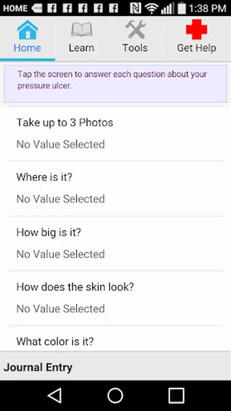 VA PUR-Pressure Ulcer Resource for Android: Manage Pressure Ulcers