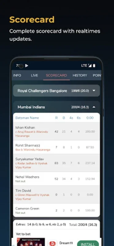 Cricket Line for Android - Immersive Cricket Experience