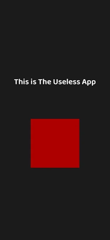 The Useless App for Android - A Minimalist Wonder