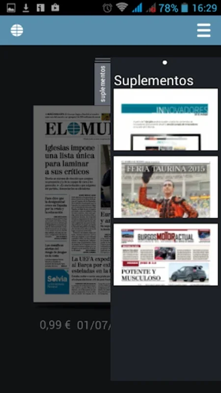 El Mundo Edición Impresa for Android: Comprehensive News Access