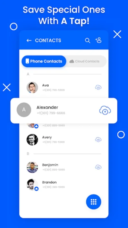 Contacts Backup: Cloud Storage for Android - Secure Contact Management