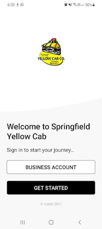 Springfield Yellow Cab Co for Android - Efficient Taxi Booking