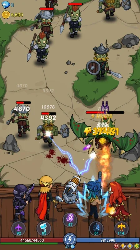 Zombie War for Android: Engaging Idle Defense