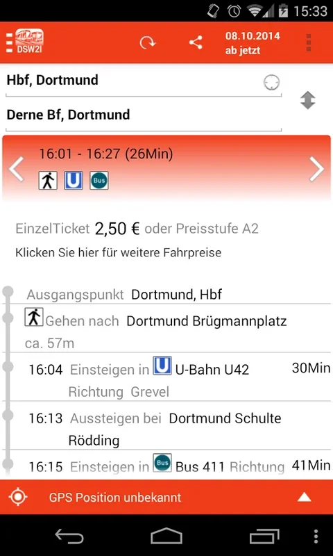 Öffeln for Android - Efficient Public Transport App