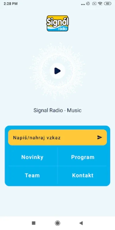 Signál rádio for Android: Fresh Radio Content