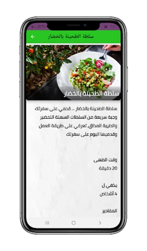 سلطات ومقبلات بدون انترنت for Android: Delicious Offline Recipes