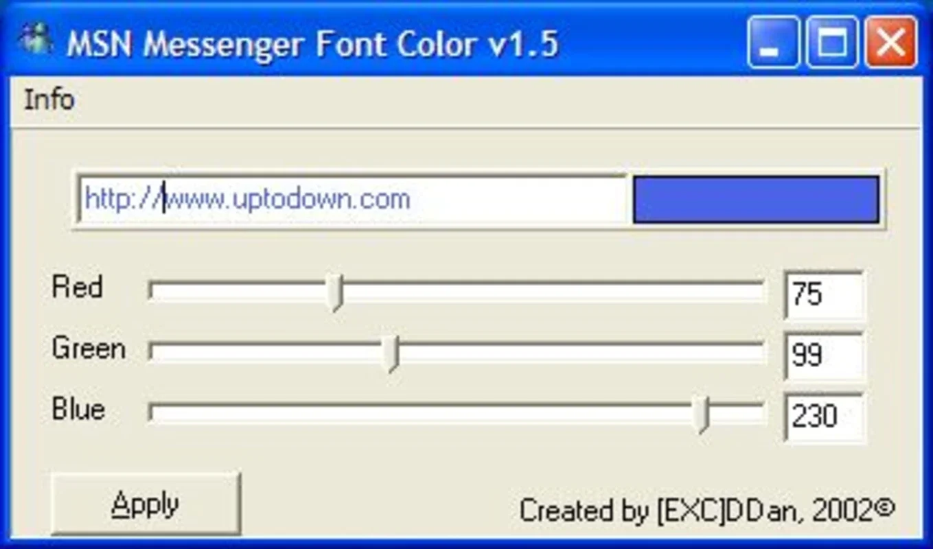 MSN Messenger Font Color for Windows - Customize Fonts