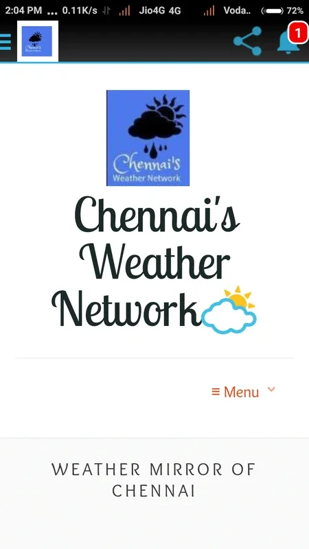 Chennai Weather for Android - Stay Informed