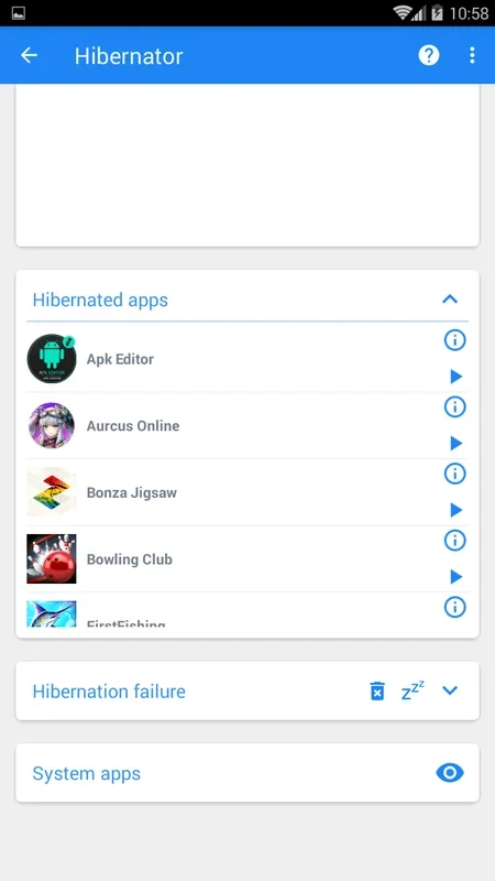 Hibernator for Android - Optimize Smartphone Performance