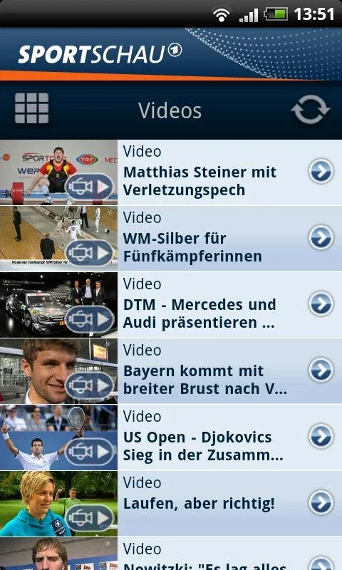 Sportschau for Android - Your All - in - One Sports Companion