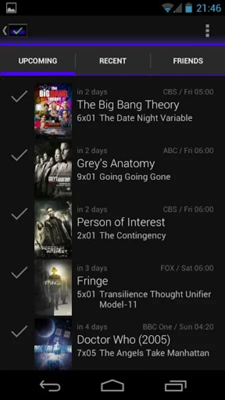 SeriesGuide Show Manager for Android - Track Your TV Shows