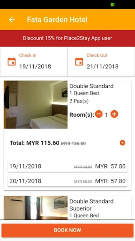 Place2Stay Hotel for Android - Effortless Booking