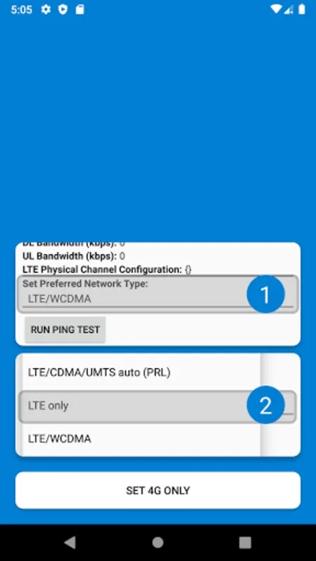 4G Only for Android - Manual Connectivity Switch App