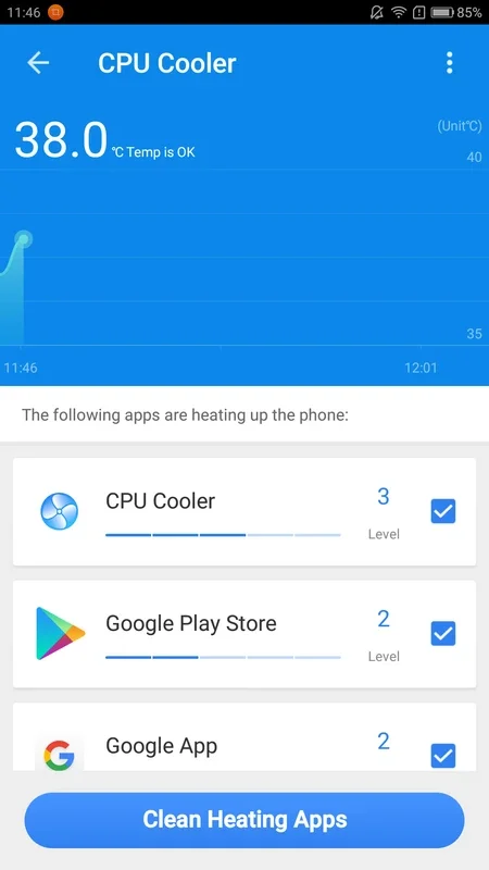 CPU Cooler for Android - Optimal Temperature Maintenance