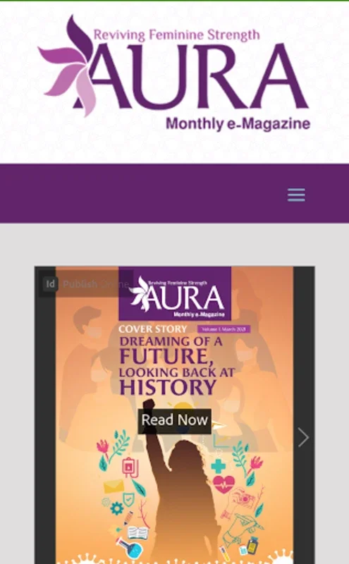 Aura e-Magazine for Android: Empowering Women's Leadership