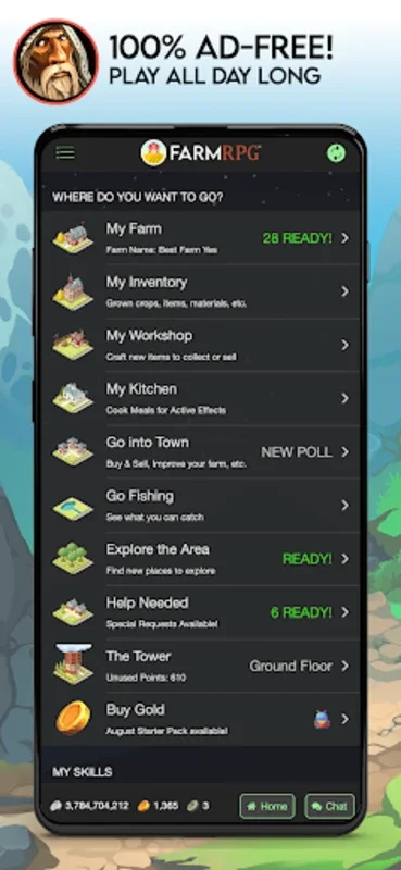 Farm RPG - Semi Idle MMORPG for Android - Download the APK