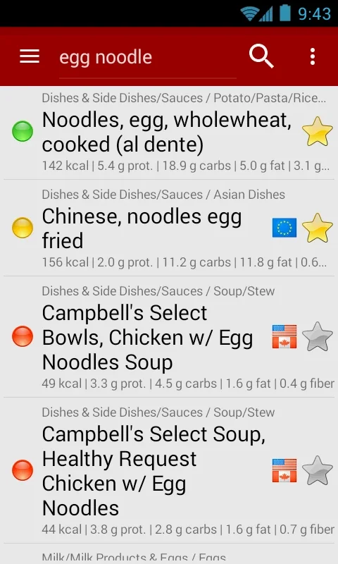 Calories! for Android - Manage Diet and Fitness