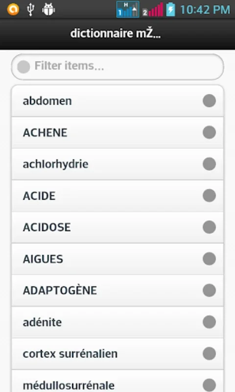 dictionnairemedicalaps for Android: Simplify Medical Terms