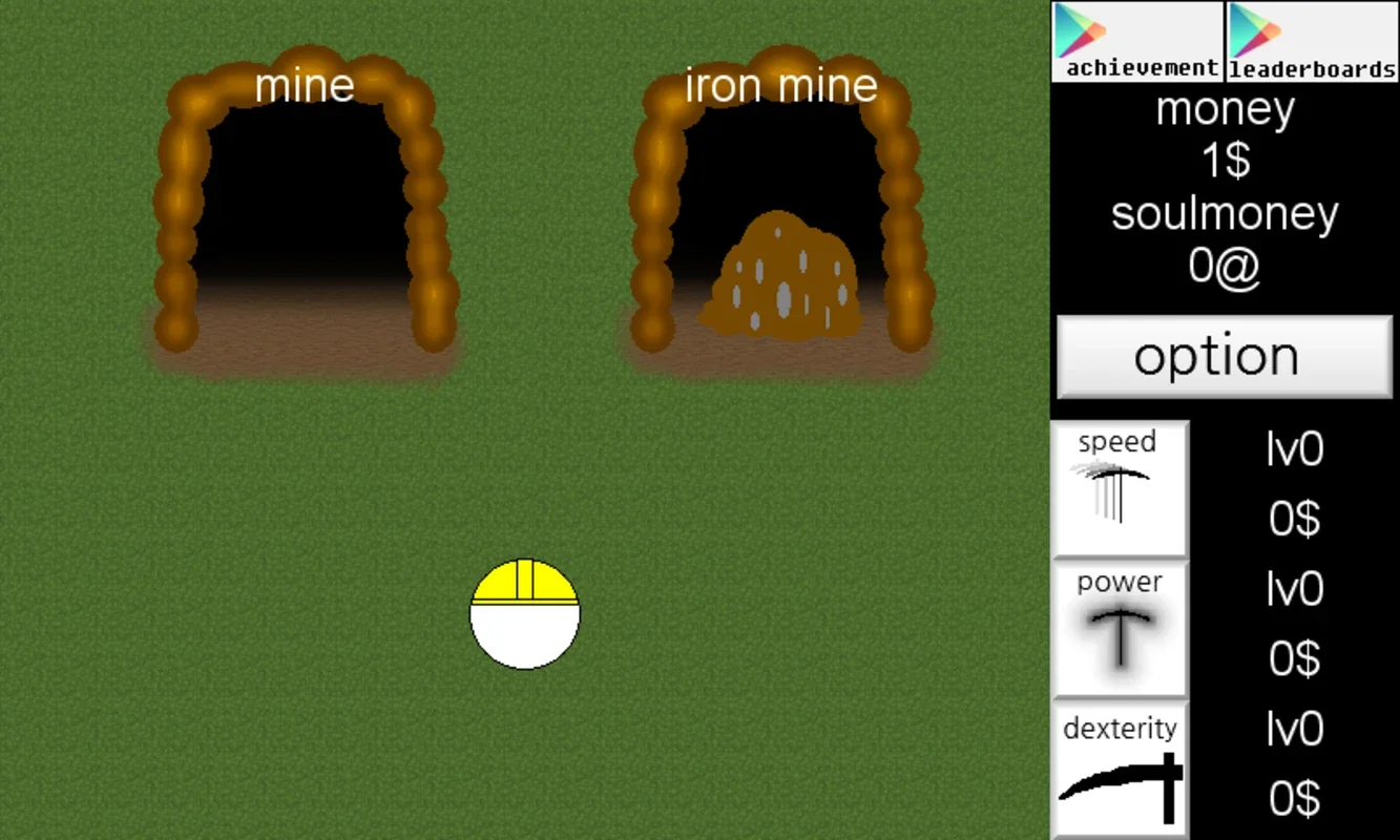 Mining in the Mountain for Android - A Treasure - Hunting RPG