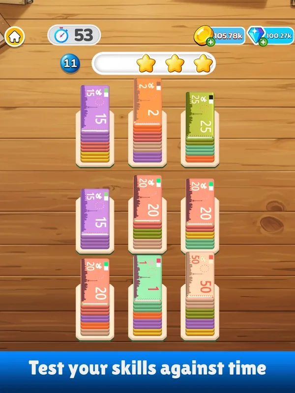 Money Color Sort for Android - A Fun Coin Sorting Game