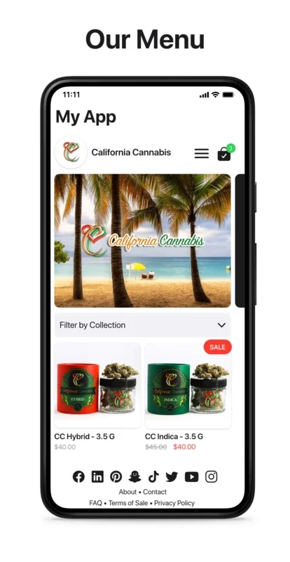 California Cannabis for Android - Discover Premium Cannabis