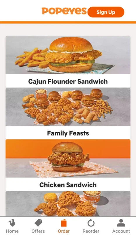 Popeyes® App USA for Android - Get Delicious Fried Chicken at Your Doorstep