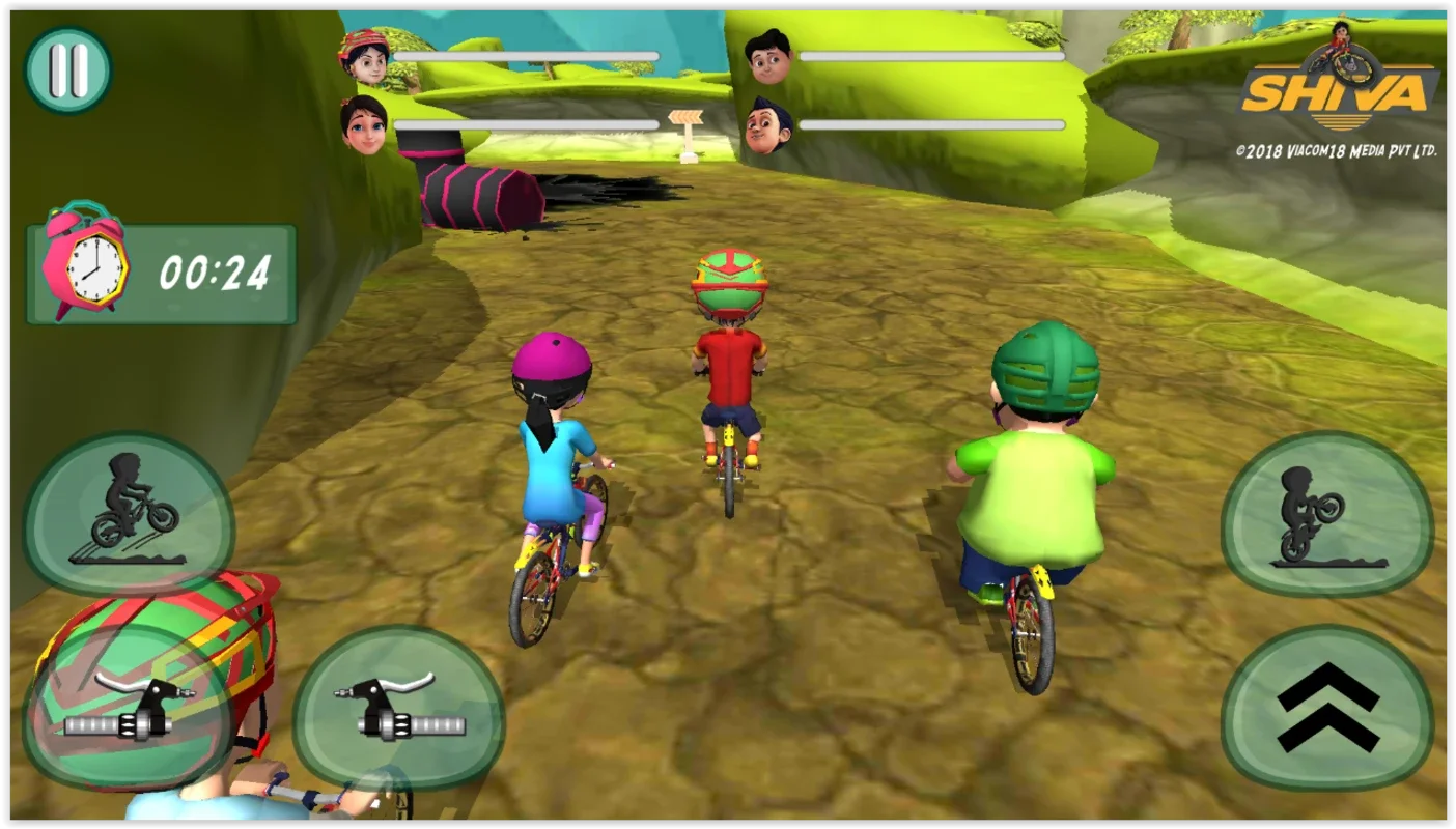 Shiva Bicycle Racing for Android - Thrilling Races for Kids