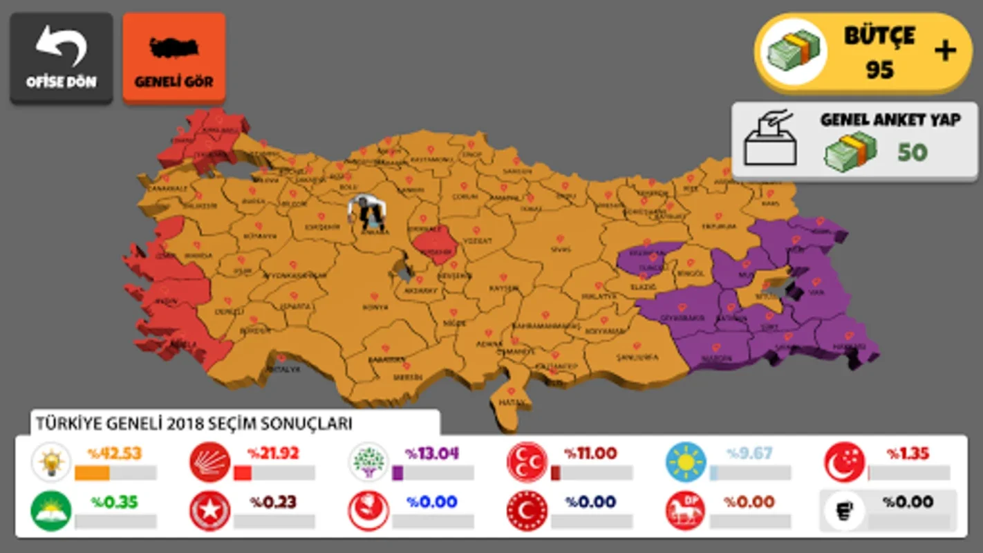 Seçim Oyunu - Partiler Yarışıyor for Android: Engaging Political Game