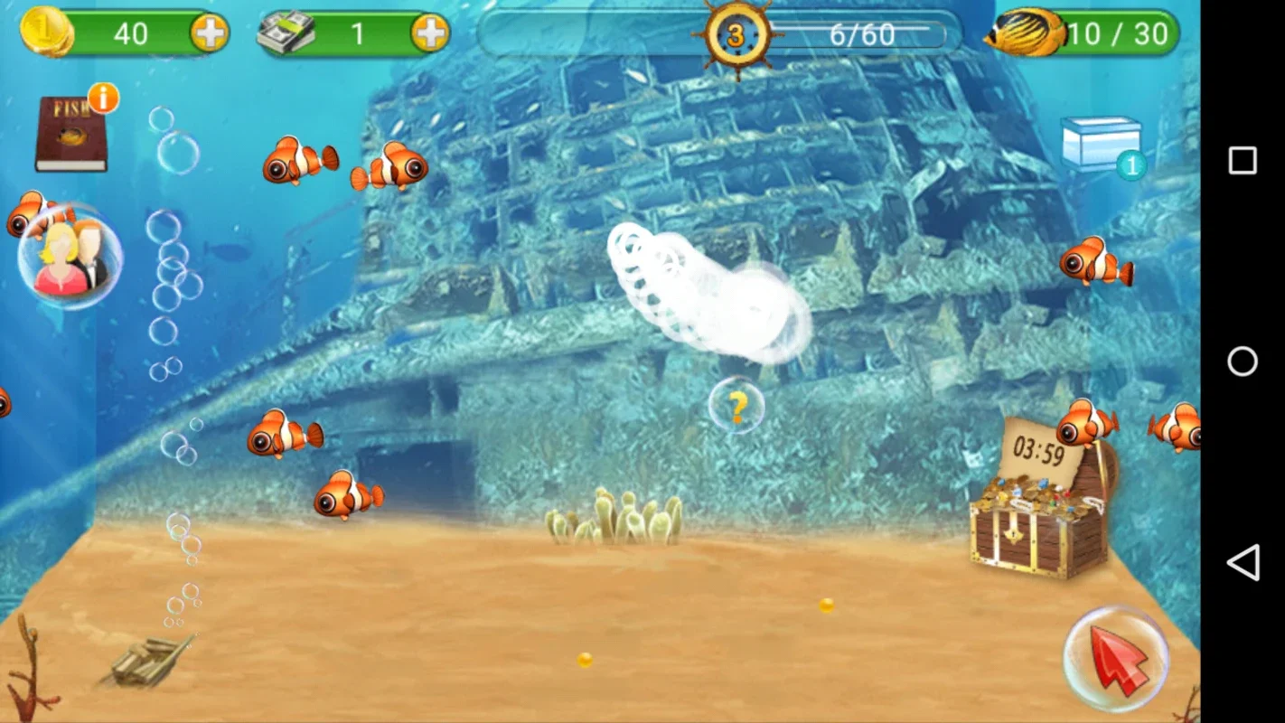 Fish Live for Android: Manage a Virtual Aquarium