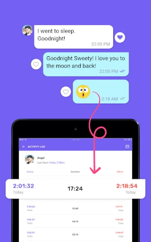 LastSeen Viber for Android - Real-Time Monitoring Tool