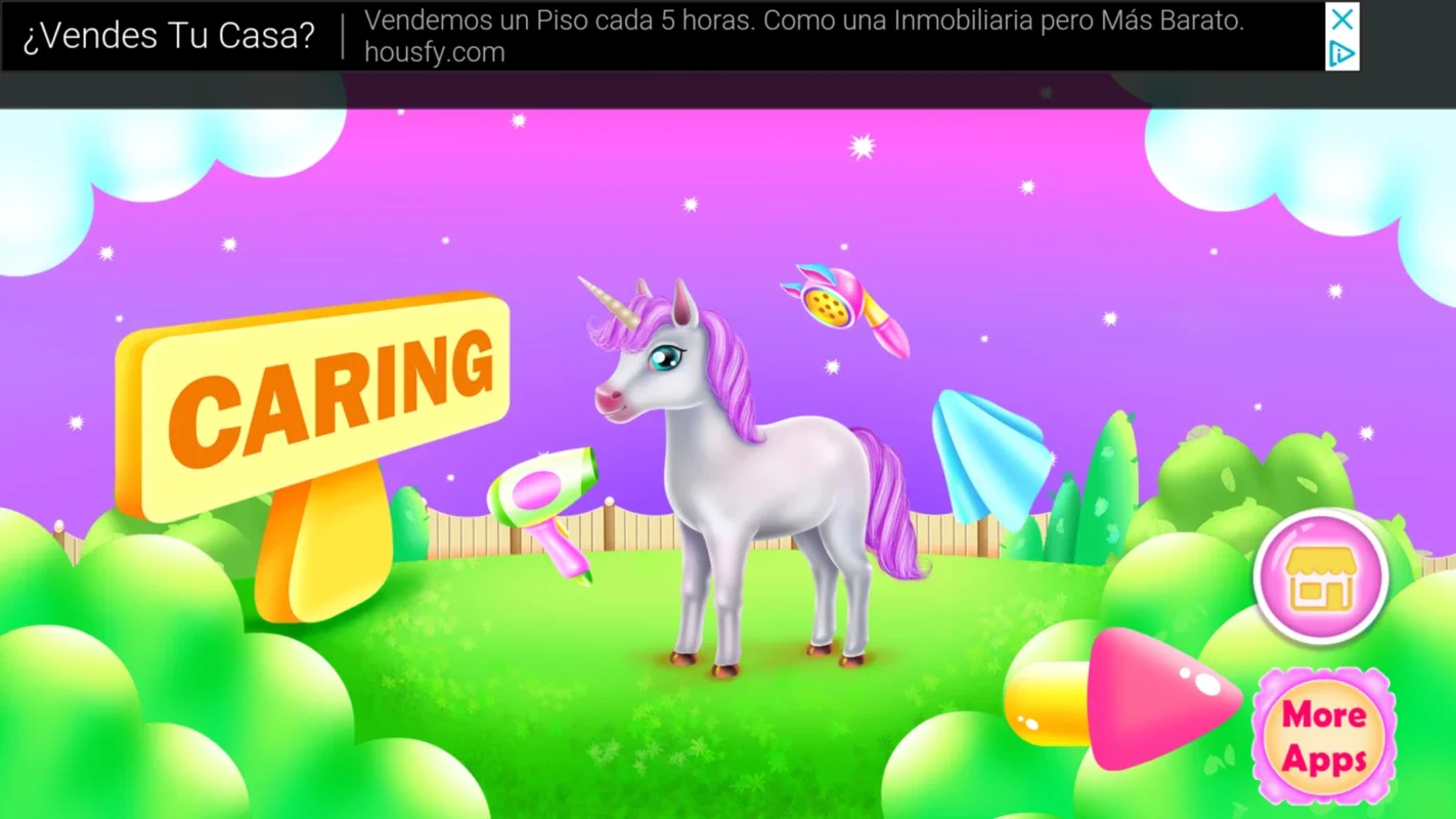 Cute Unicorn Caring and Dressup for Android - Download the APK from AppHuts