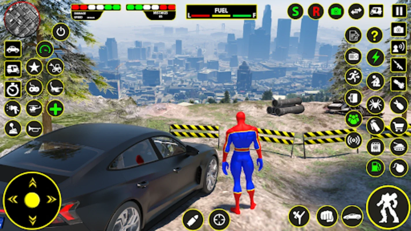 Spider Robot Hero Car Games for Android - No Downloading Required