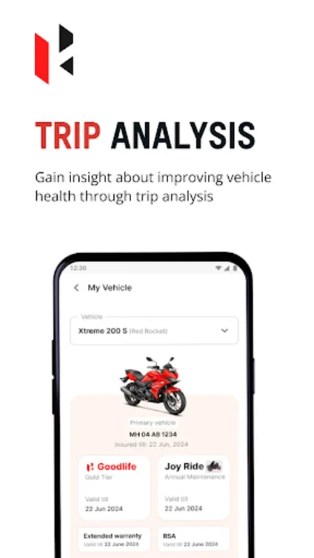 Hero App for Android - Manage Your Two-Wheeler Easily