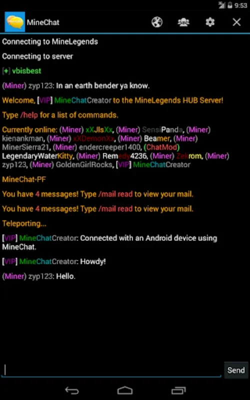 MineChat Lite for Android - Seamless Chatting Experience