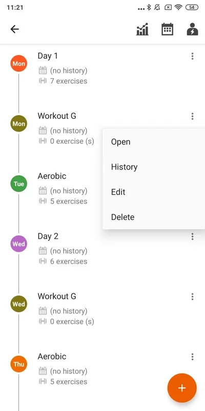 Gym WP for Android - Customized Training for Fitness Goals