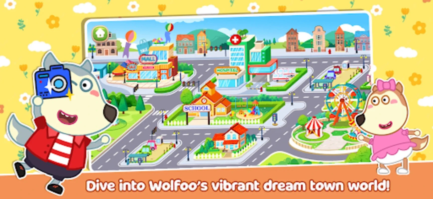 Wolfoo's Town: Dream City Game for Android - No Download Needed