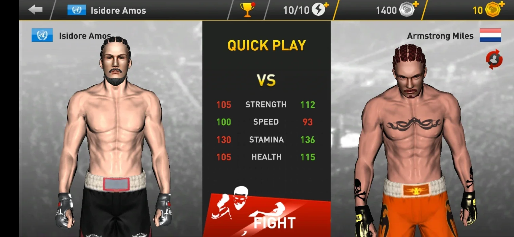 Fighting Star for Android - Immersive MMA Experience