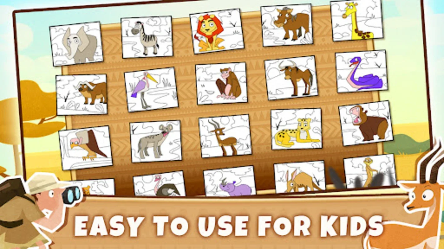 Africa Animals Games for Kids for Android - Enhance Creativity