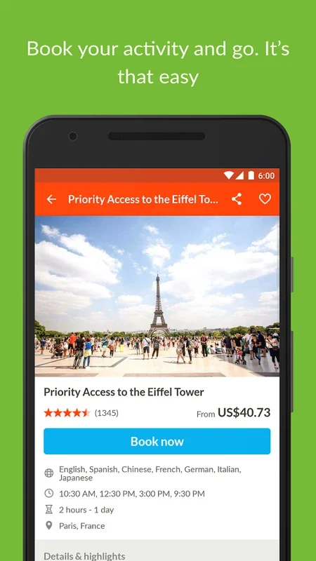 GetYourGuide for Android - Download the App from AppHuts