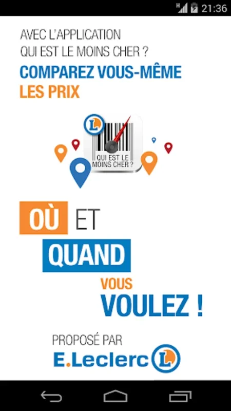 Qui est le moins cher? for Android - Smart Shopping App