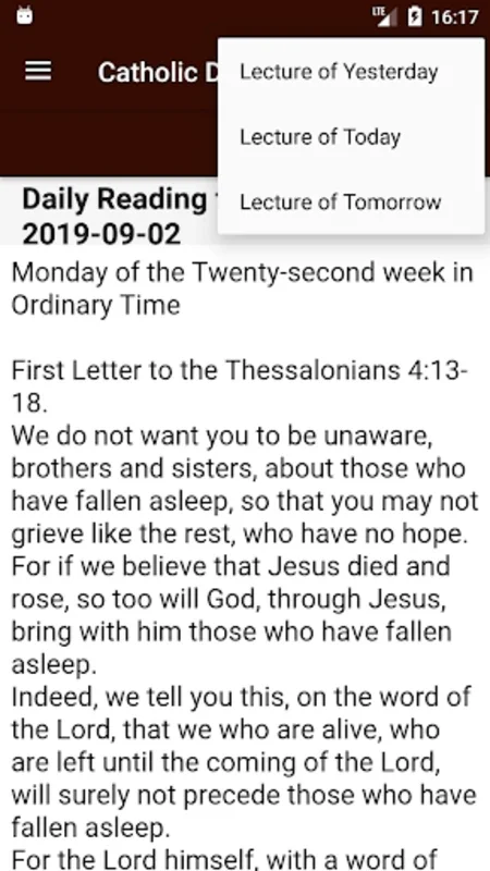 Catholic Daily Readings for Android - Spiritual Growth at Your Fingertips