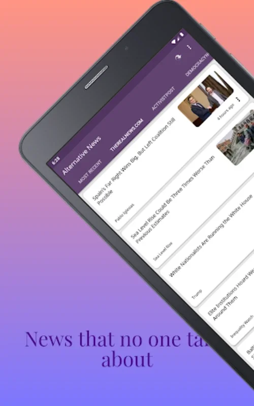 Alternative News - other news for Android: Diverse Perspectives