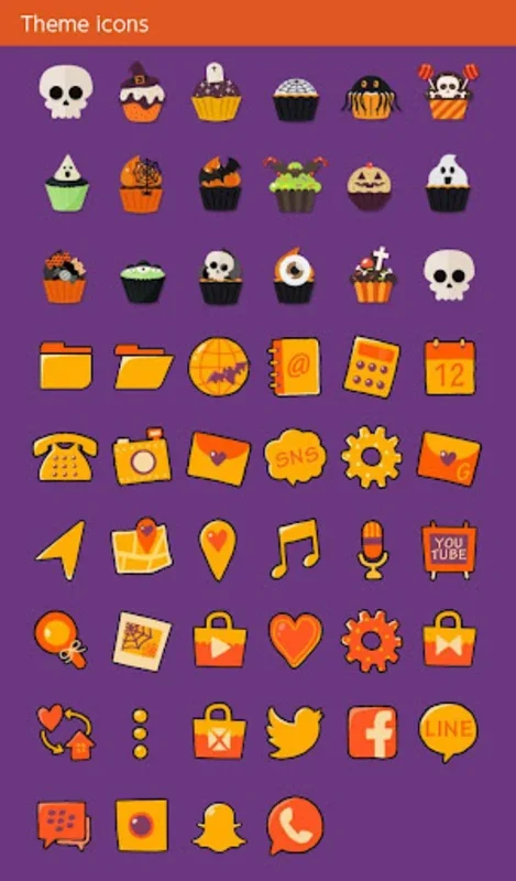 Halloween Cupcakes Theme for Android - Add Spooky Fun to Your Device